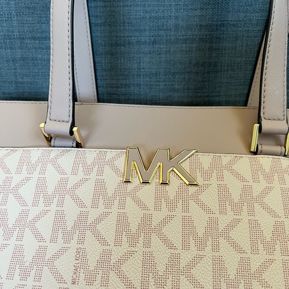 NWT MICHAEL KORS FLORENCE TOP ZIP LARGE TOTE HANDBAG - Picture 2 of 12